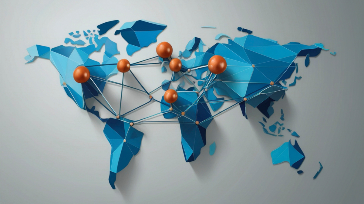 Global distribution network supporting brand consistency across teams, locations, and partners.